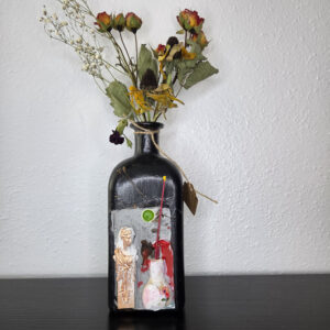 Eclectic Recycled Artisan Decorative Vase #01 - Image 1