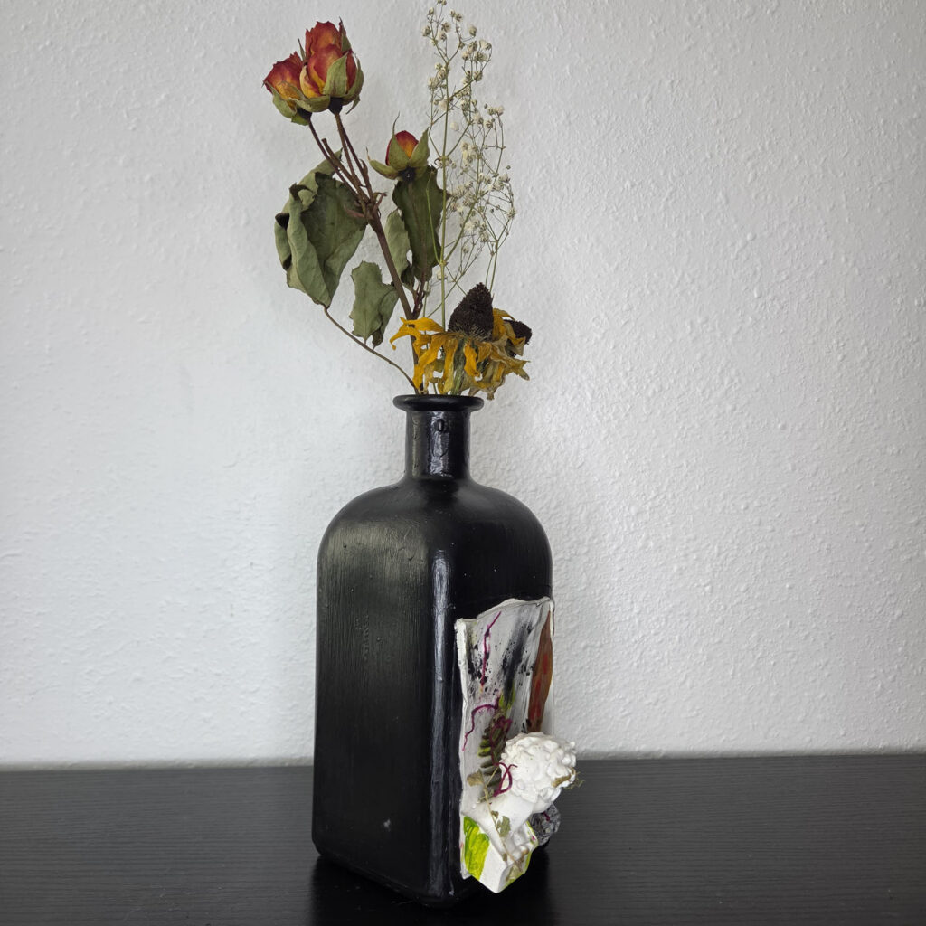 Eclectic Recycled Artisan Decorative Vase #02