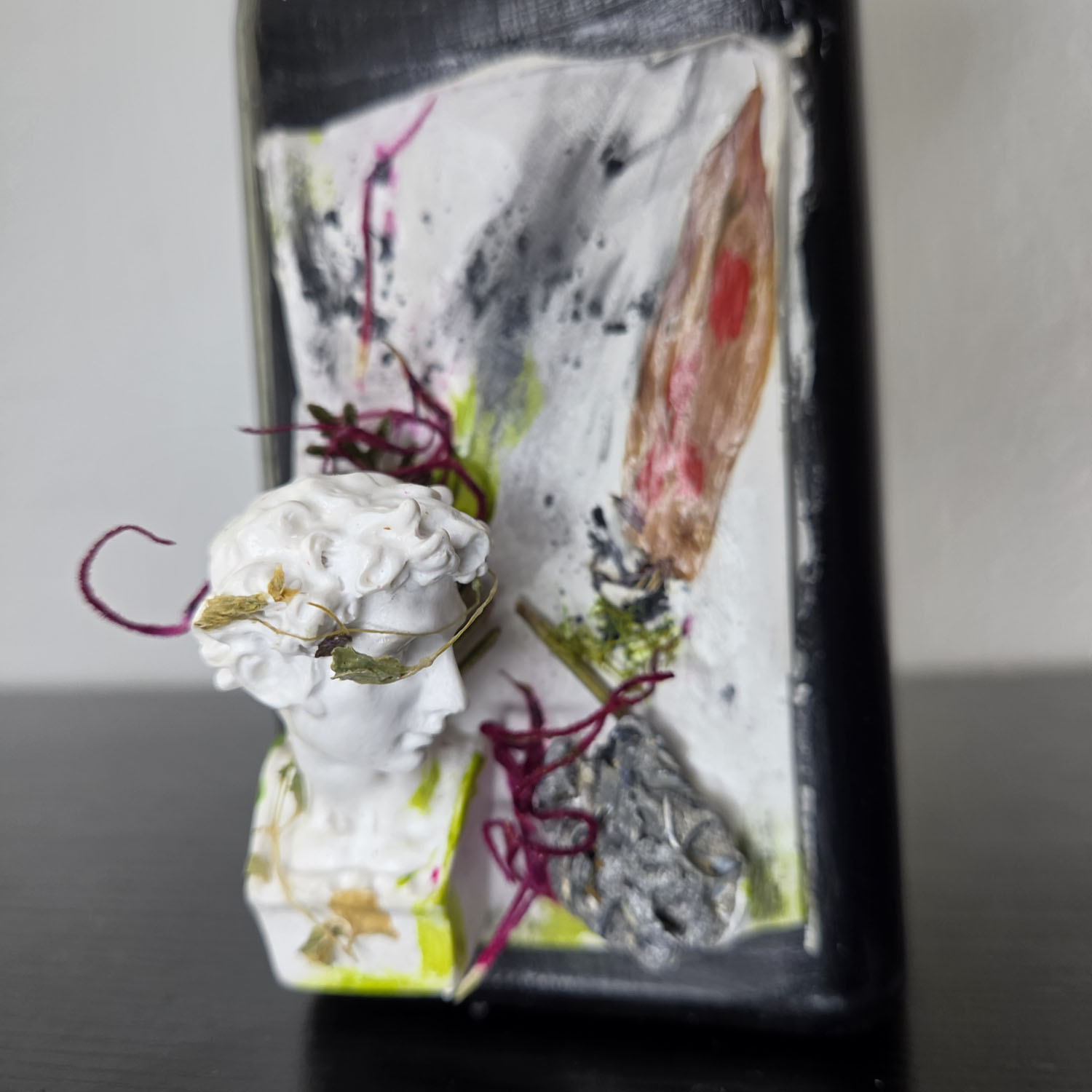 Eclectic Recycled Artisan Decorative Vase #02 - Image 3