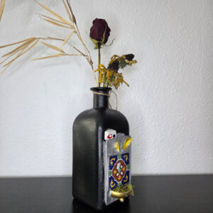 Eclectic Recycled Artisan Decorative Vase #03 - Image 2