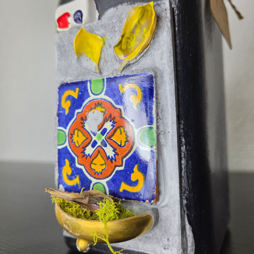 Eclectic Recycled Artisan Decorative Vase #03