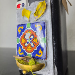 Eclectic Recycled Artisan Decorative Vase #03 - Image 3