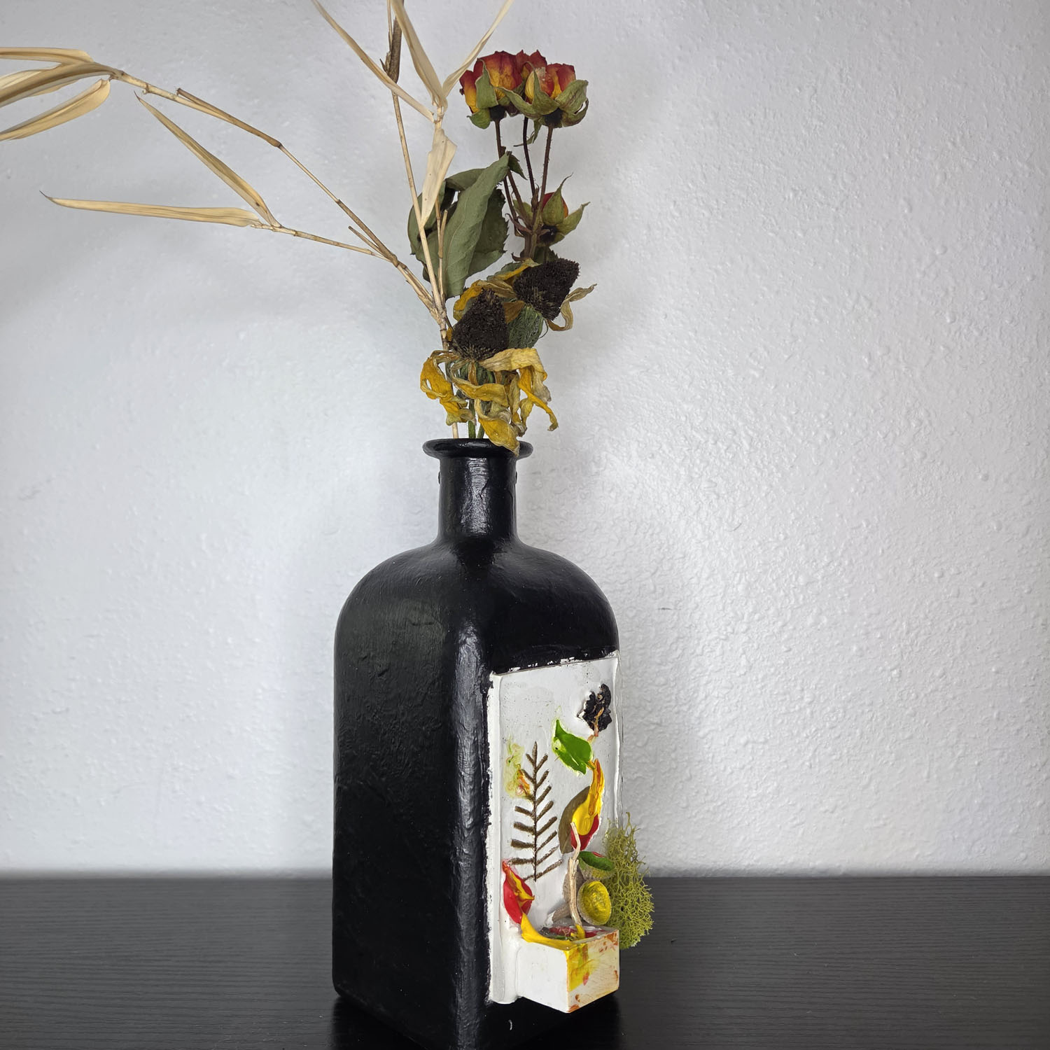 Eclectic Recycled Artisan Decorative Vase #04 - Image 2