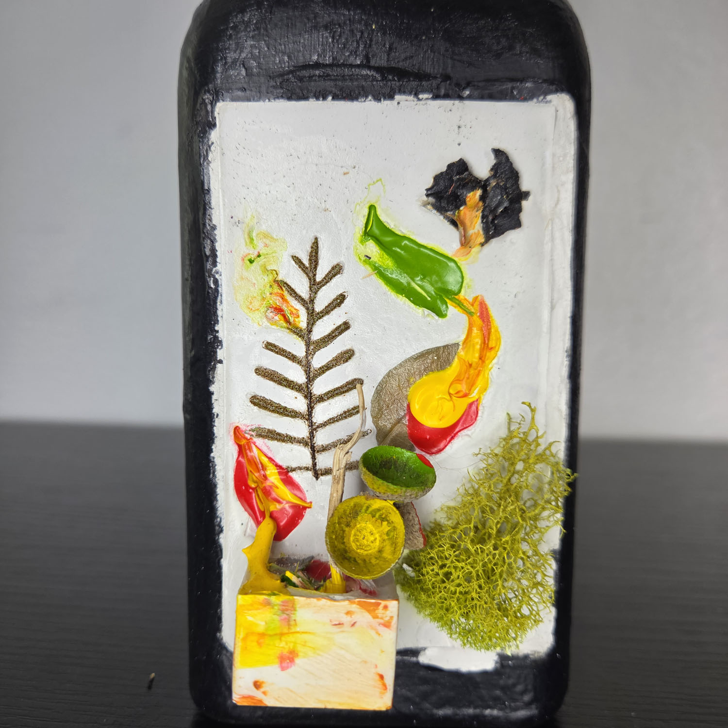 Eclectic Recycled Artisan Decorative Vase #04 - Image 3