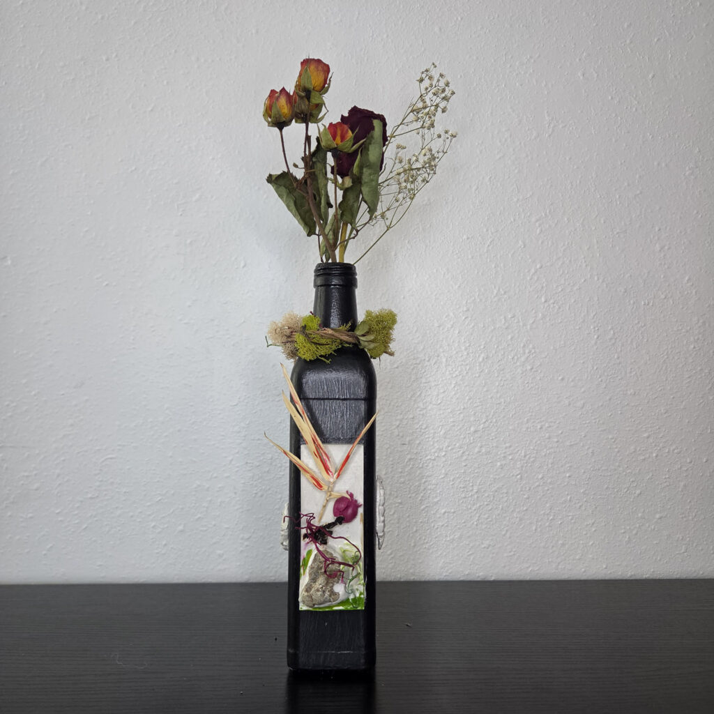 Eclectic Recycled Artisan Decorative Vase #05
