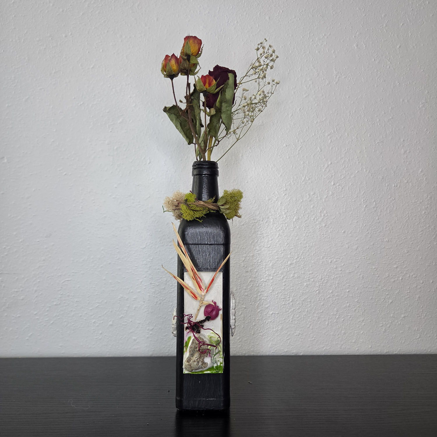 Eclectic Recycled Artisan Decorative Vase #05 - Image 1
