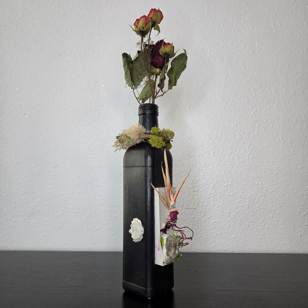 Eclectic Recycled Artisan Decorative Vase #05