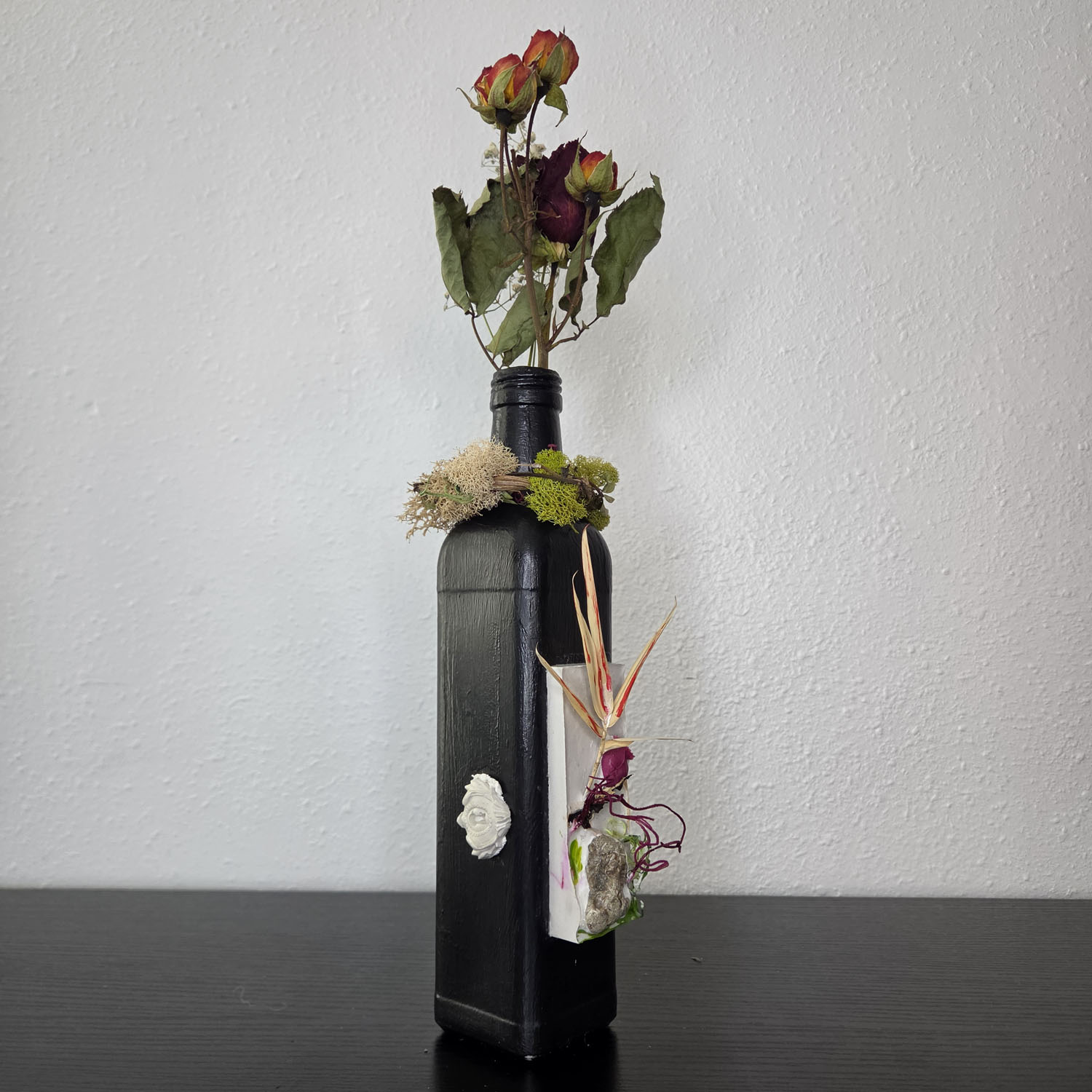 Eclectic Recycled Artisan Decorative Vase #05 - Image 2