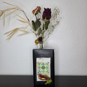 Eclectic Recycled Artisan Decorative Vase #06 - Image 1