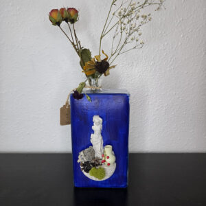 Eclectic Recycled Artisan Decorative Vase #07 - Image 1