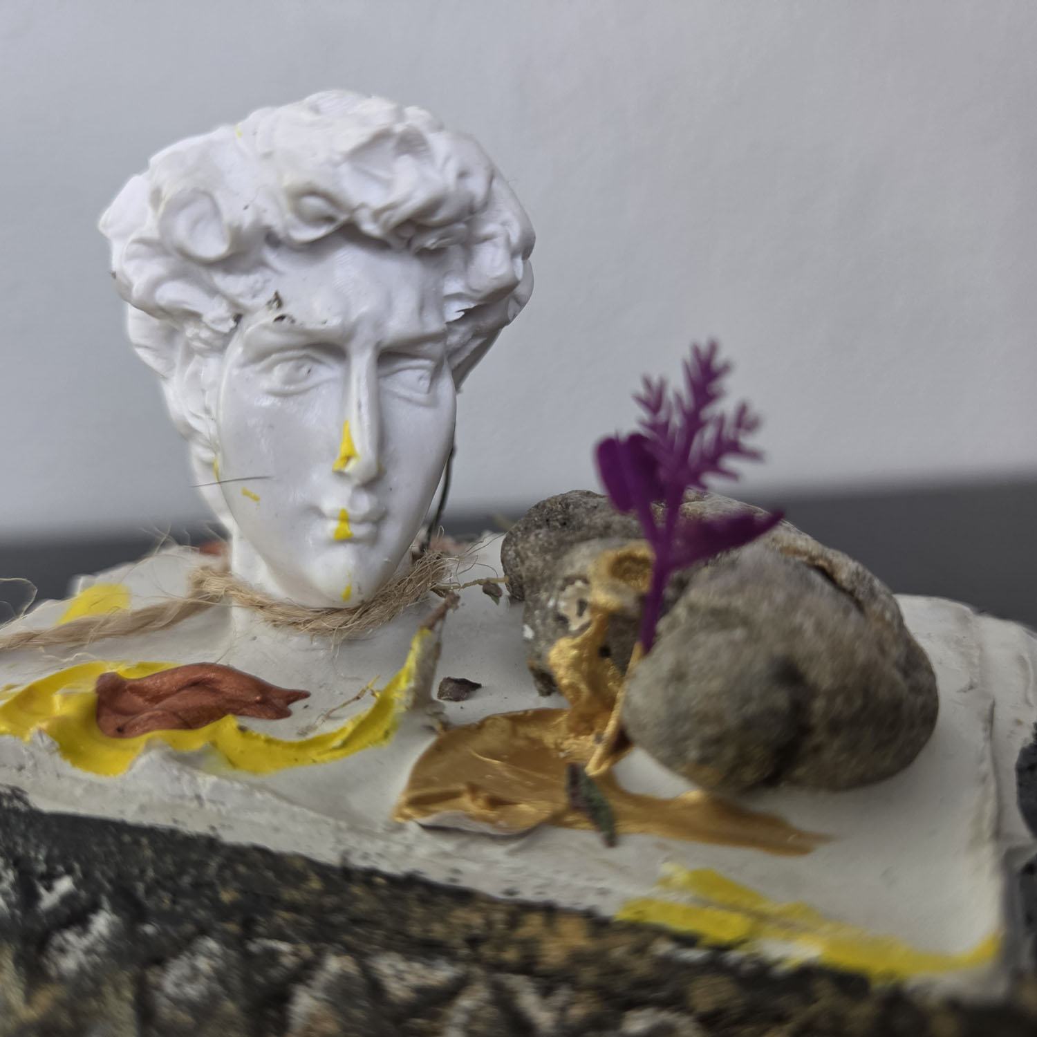 Eclectic Recycled Artisan Decorative Glass Box #01 - Image 3