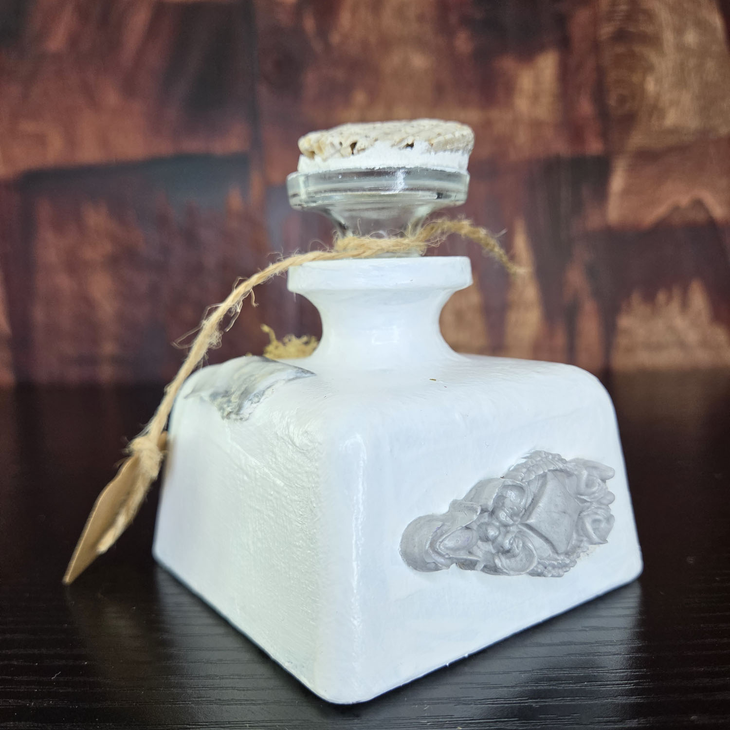Eclectic Recycled Artisan Decorative Bottle #01 - Image 2
