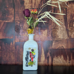 Eclectic Recycled Artisan Decorative Vase #08 - Image 1