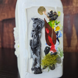 Eclectic Recycled Artisan Decorative Vase #08 - Image 3