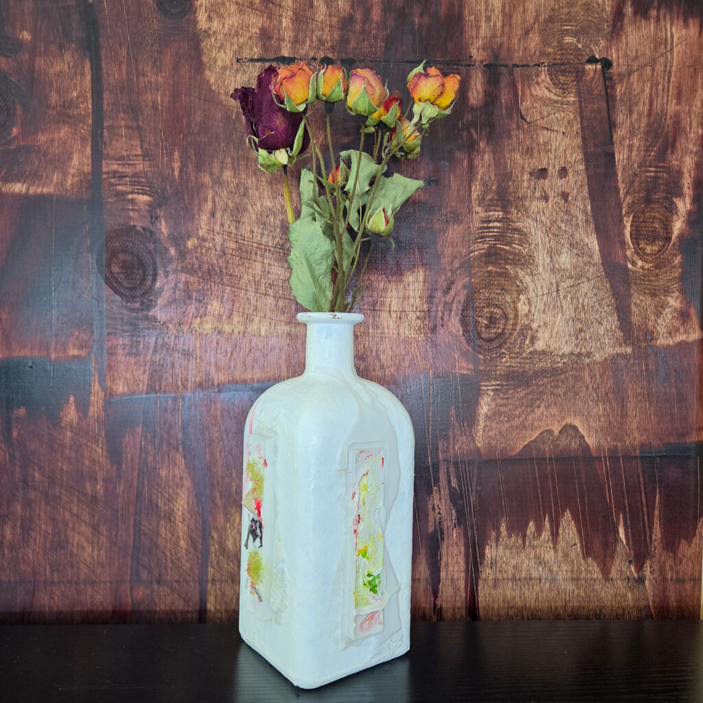 Eclectic Recycled Artisan Decorative Vase #09