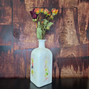 Eclectic Recycled Artisan Decorative Vase #09 - Image 2