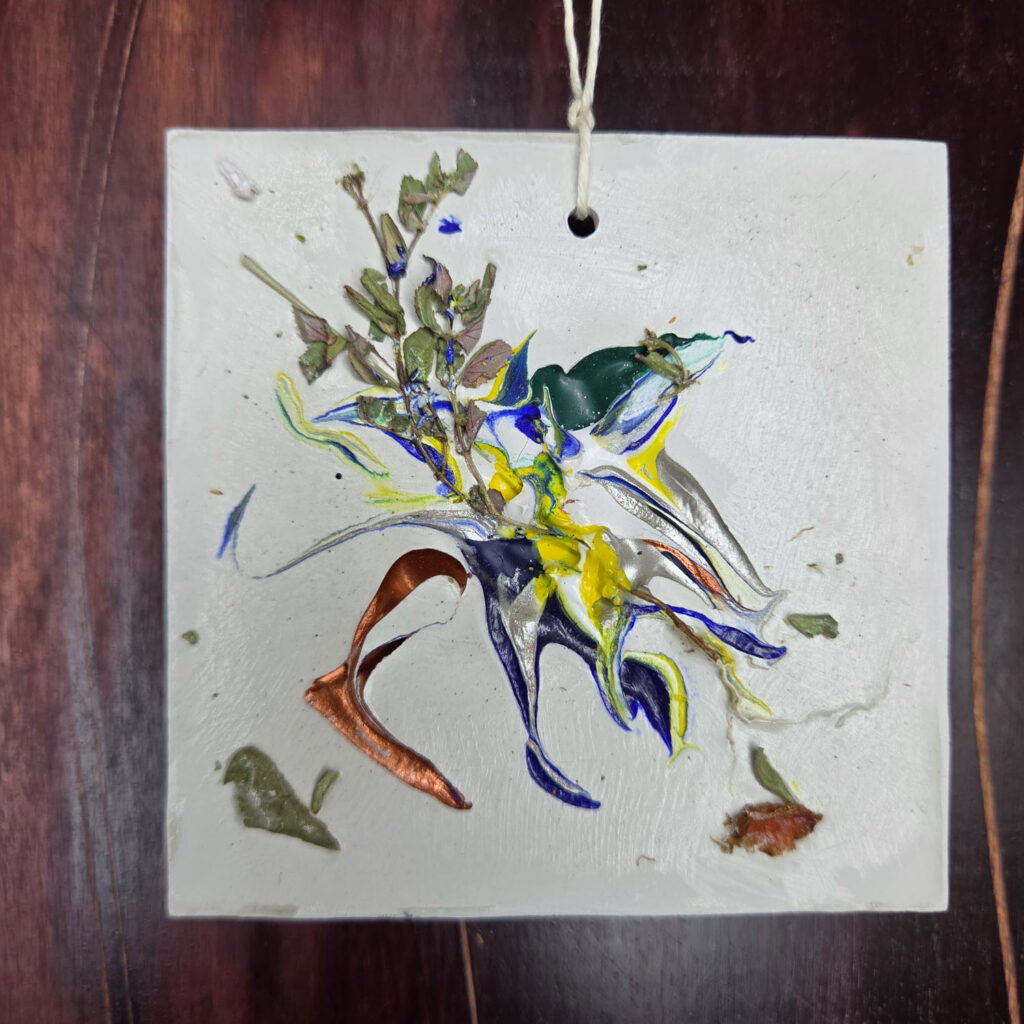 Eclectic Recycled Artisan Decorative Ornament #02