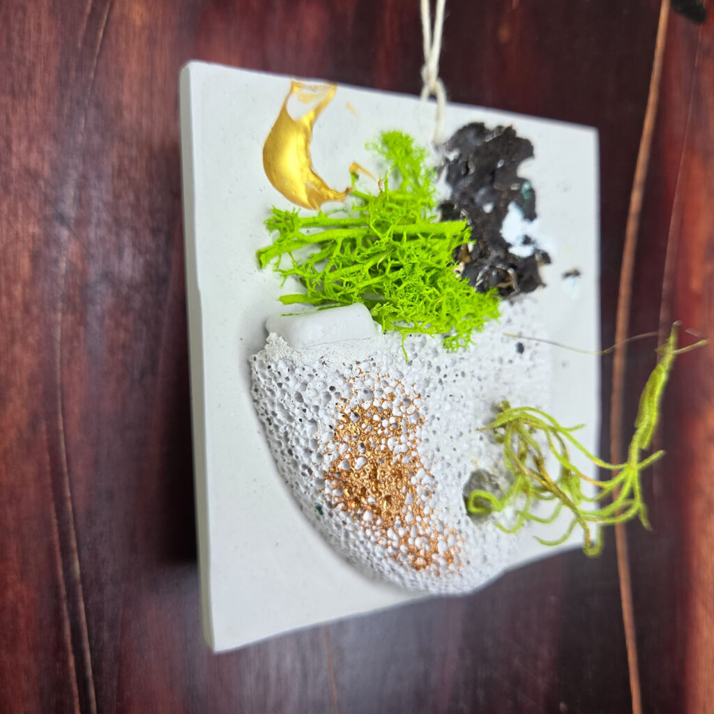 Eclectic Recycled Artisan Decorative Ornament #03