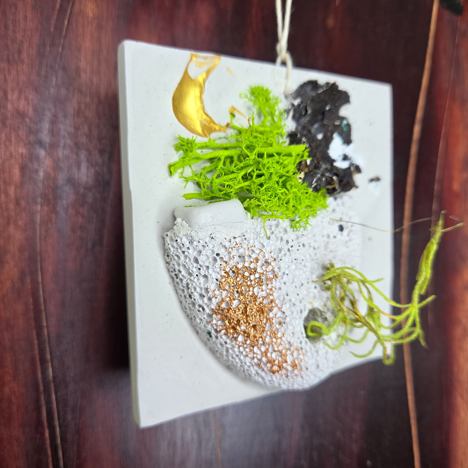 Eclectic Recycled Artisan Decorative Ornament #03 - Image 2