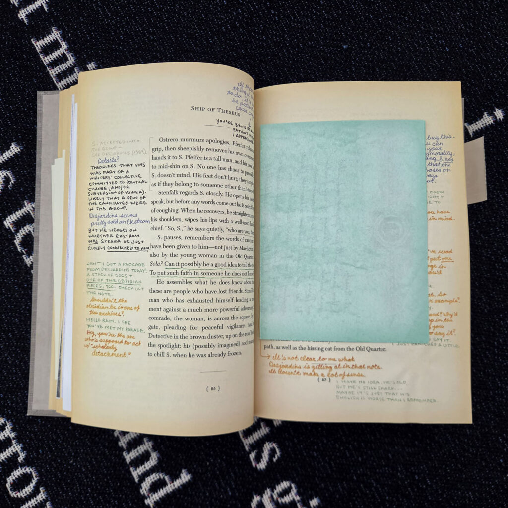 S. by Doug Dorst; Concept by J.J. Abrams ( hardback )