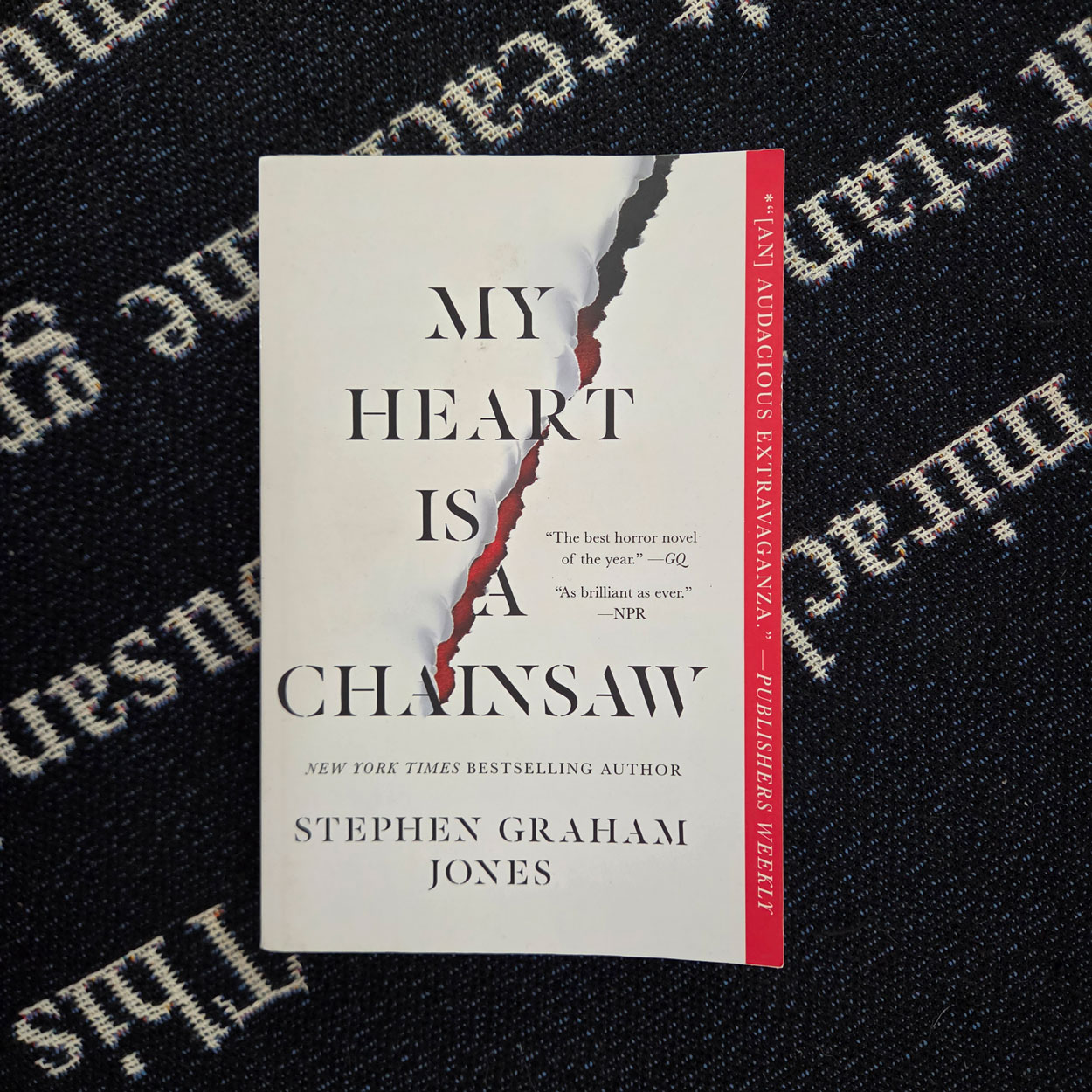 My Heart is a Chainsaw by Stephen Graham Jones ( paperback ) - Image 1